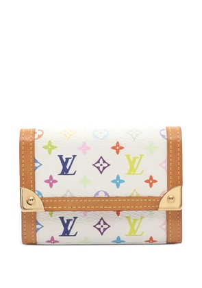 Louis Vuitton Pre-Owned 2003 x Takashi Murakami Plat coin purse - White