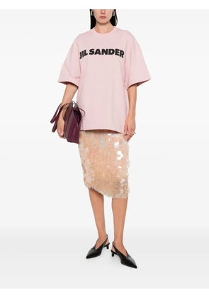 Jil Sander logo-print T-shirt - Pink