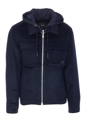 Moose Knuckles Snowdon double-zip hooded jacket - Blue