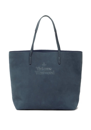 Vivienne Westwood embossed shoulder bag - Blue