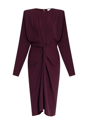 Stella McCartney twist-detail midi dress - Red