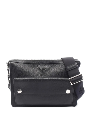 Prada Pre-Owned 2010s Toro leather messenger bag - Black