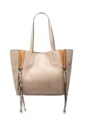 Chloé Pre-Owned 2017 Large Leather Milo Shopping tote bag - Brown