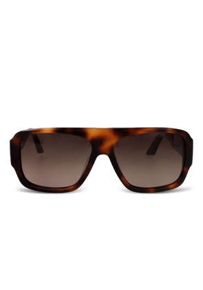 GCDS square-frame sunglasses - Brown
