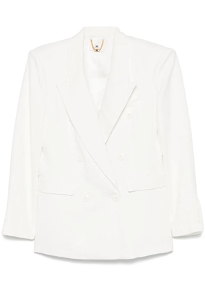Elisabetta Franchi double-breasted blazer - White