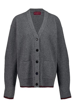 Gucci V-neck buttoned cardigan - Grey