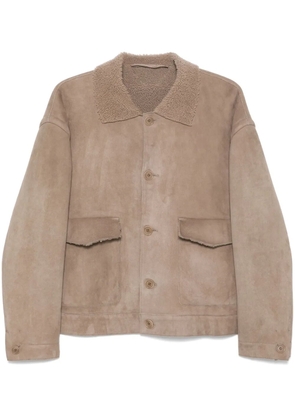 Salvatore Santoro suede jacket - Brown