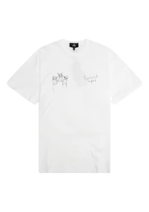 Represent Hand Drawn Thoroughbred graphic-print T-shirt - White