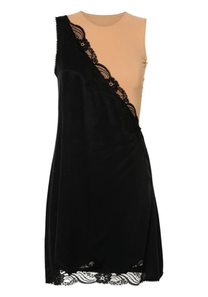 MM6 Maison Margiela lace-trim dress - Black