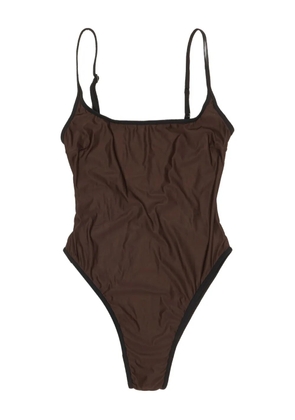 Bimba y Lola Thidu spaghetti-strap swimsuit - Brown