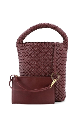 Bottega Veneta Pre-Owned Cabat Padded Intrecciato Leather Small bucket bag - Red