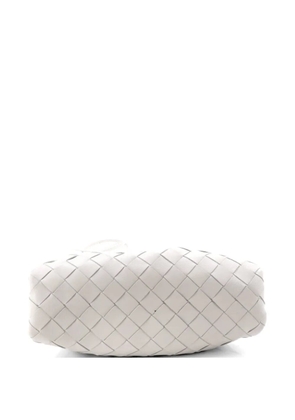 Bottega Veneta Pre-Owned The Pouch Intrecciato Nappa Mini crossbody bag - White