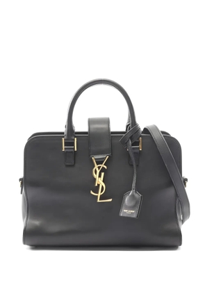 Saint Laurent Pre-Owned 2010s baby Cabas leather tote bag - Black
