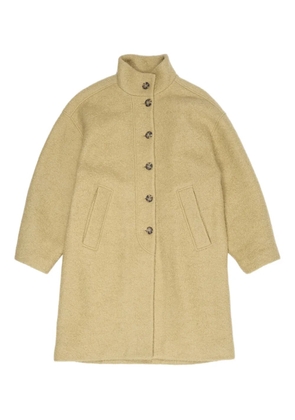 Bimba y Lola bouclé buttoned coat - Neutrals