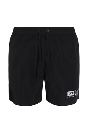 Diesel X Division drawstring logo swim shorts - Black