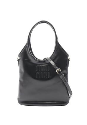 Miu Miu Pre-Owned 1920s Ivy leather tote bag - Black