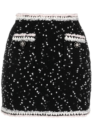 Self-Portrait knit mini skirt - Black