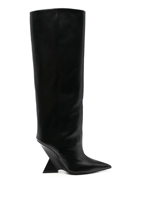 The Attico Cheope knee-high 105mm boots - Black