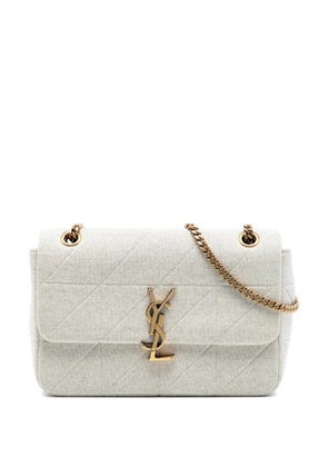 Saint Laurent Pre-Owned 2020 Medium Jersey Wool Patchwork Jamie crossbody bag - Brown