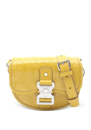 Christian Dior Pre-Owned 10s Mini Gallop Oblique leather shoulder bag - Yellow