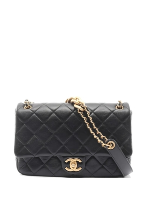 CHANEL Pre-Owned 2021 chain leather crossbody bag - Black