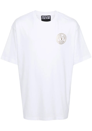 Versace Jeans Couture V-Emblem cotton T-shirt - White