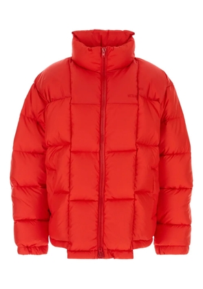 VETEMENTS quilted long-sleeves puffer jacket - Red