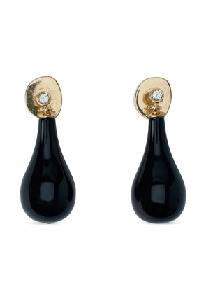TOTEME crystal-embellished earrings - Black