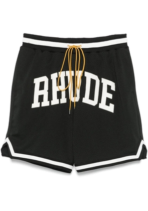 RHUDE Collegiate shorts - Black