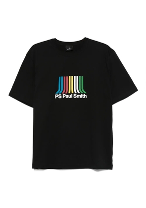PS Paul Smith multi-stripe logo T-shirt - Black