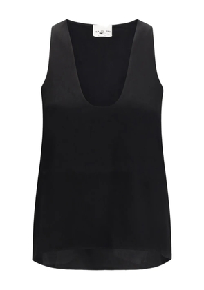 SA SU PHI scoop-neck top - Black