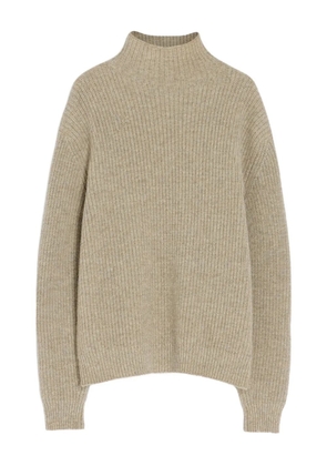 LEMAIRE high-neck ribbed sweater - Neutrals