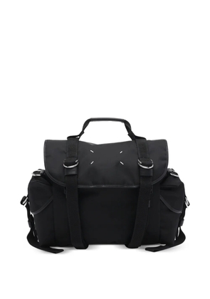 Maison Margiela small logo-detail shoulder bag - Black