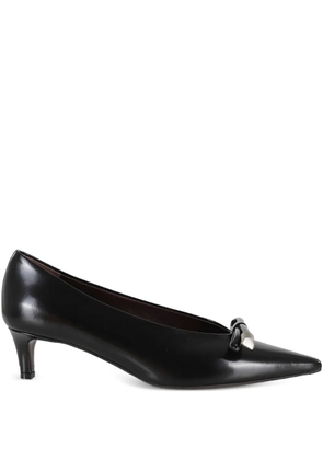 Roberto Festa 50mm Orla bow-detail heeled pumps - Black
