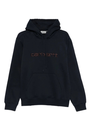 Carhartt WIP logo-embroidered hoodie - Blue
