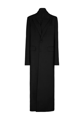 Jean Paul Gaultier single-breasted longline coat - Black