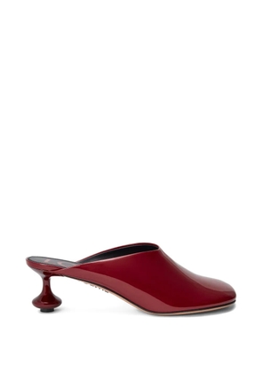 LOEWE Toy leather mules - Red