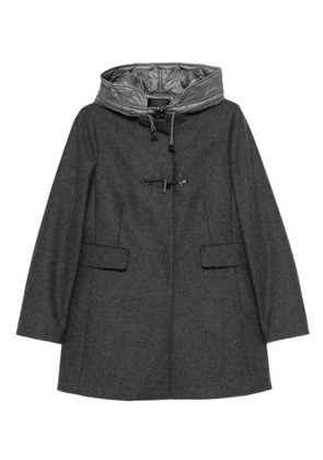 Fay hooded toggle coat - Grey