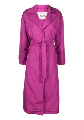 Herno belted trench coat - Pink