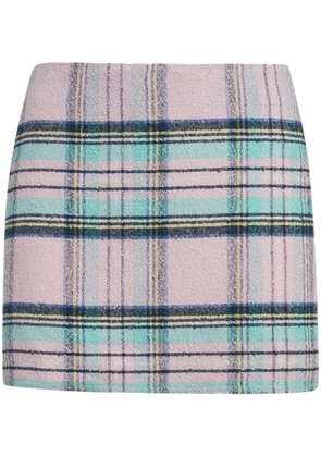 jucca approved checked mini skirt - Pink