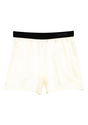 TOM FORD elasticated-waistband shorts - Yellow