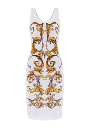 Versace Jeans Couture barocco-print dress - White