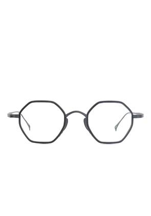 Kame Mannen geometric-frame glasses - Black