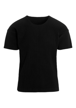 Homme Plissé Issey Miyake pleated T-shirt - Black