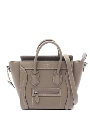 Celine Pre-Owned 2010s Nano Luggage leather handbag - Neutrals