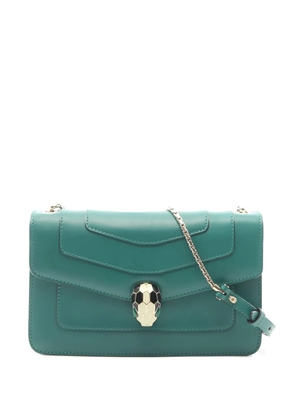 Bvlgari Pre-Owned 2000s serpent chain shoulder bag - Green