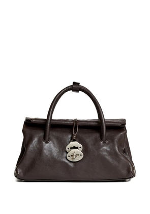 Zanellato leather tote bag - Brown