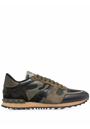 Valentino Garavani Camouflage Rockrunner sneakers - Green