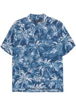 Polo Ralph Lauren palm tree-print shirt - Blue