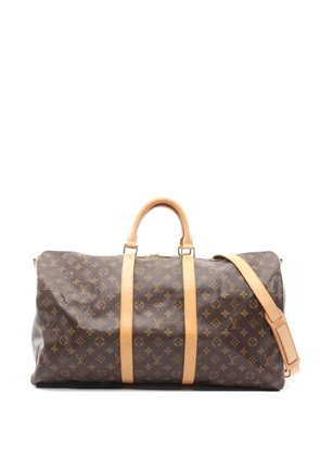 Louis Vuitton Pre-Owned 2006 55 Keepall Bandouliere boston monogram holdall - Brown